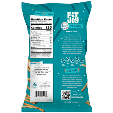 GRAIN FREE FRETZELS SEA SALT STICKS